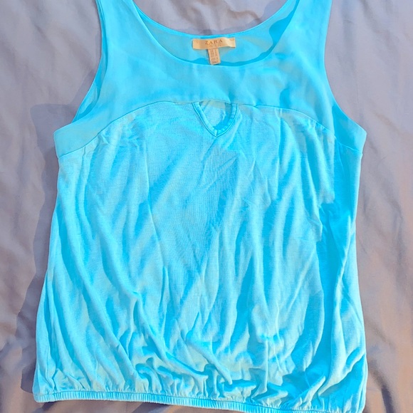 Light blue tank top from ZARA - Picture 2 of 2